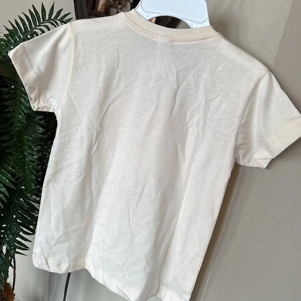 Brand New Hello I’m Olivia 100% Cotton Cream Short Sleeved Girls T-Shirt